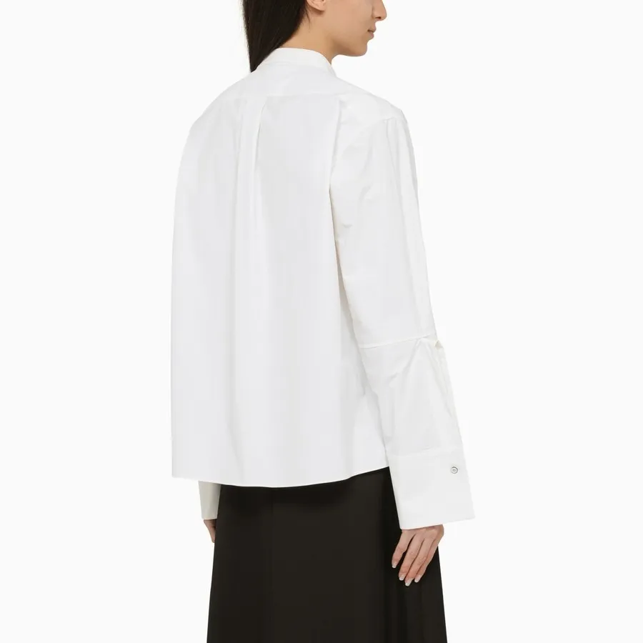 Jil Sander  |Casual Style Street Style Long Sleeves Plain Cotton