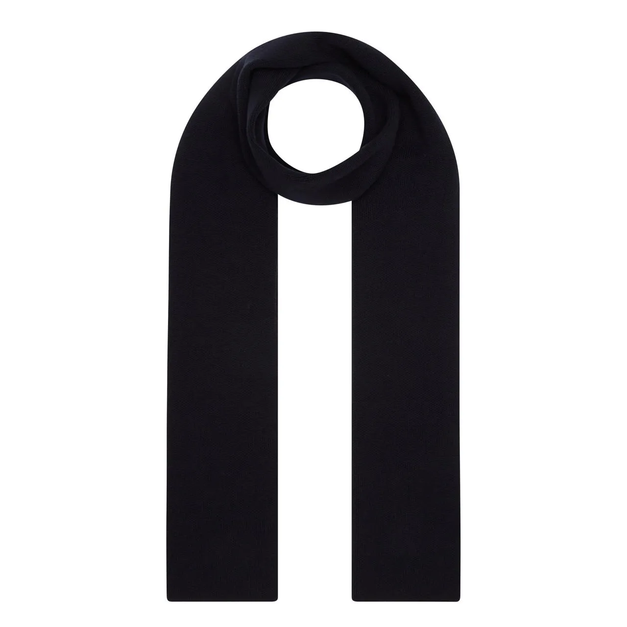 JOHN SMEDLEY The Sustainable Edit Wool Oblong Scarf - Midnight