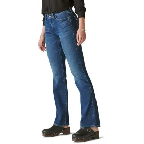 Lucky Brand Womens Mid-Rise Dark Wash Bootcut Jeans