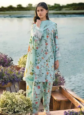 M Basics By Maria B Embroidered Lawn 3 Piece Unstitched Suit MB24M2 6B