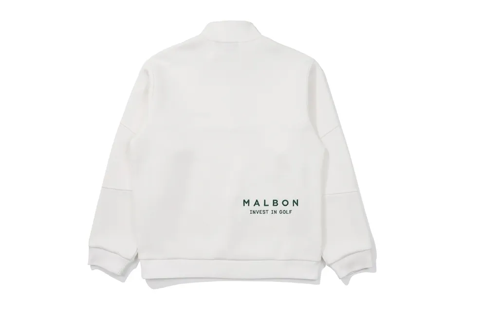 Malbon Golf  |Street Style Long Sleeves Plain Logo Sweatshirts