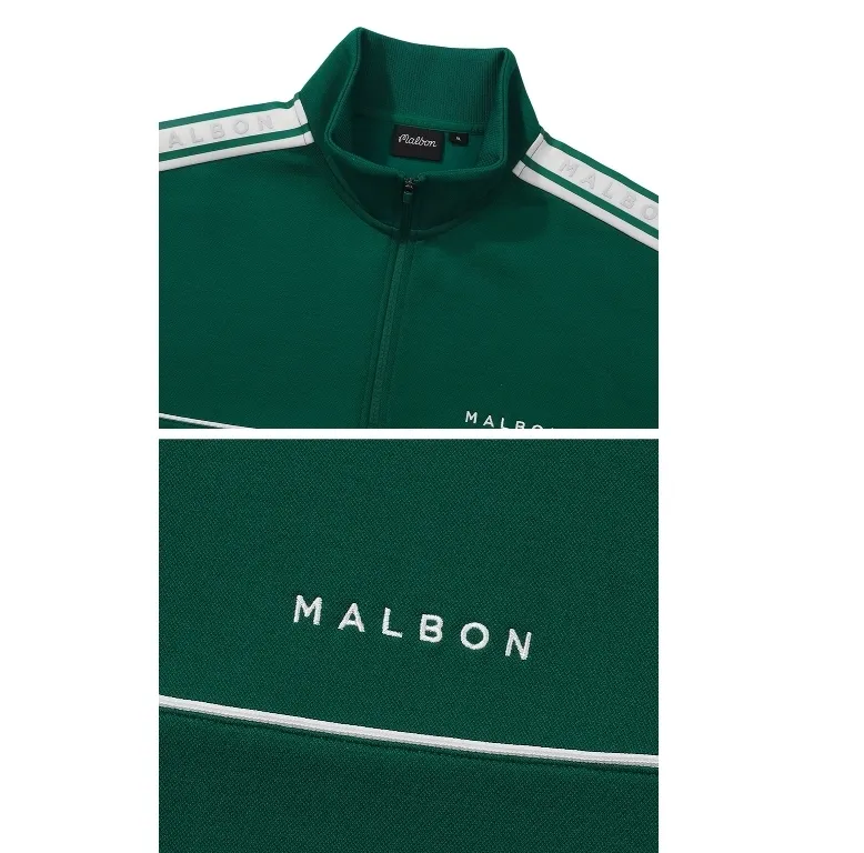 Malbon Golf  |Street Style Long Sleeves Plain Logo Sweatshirts