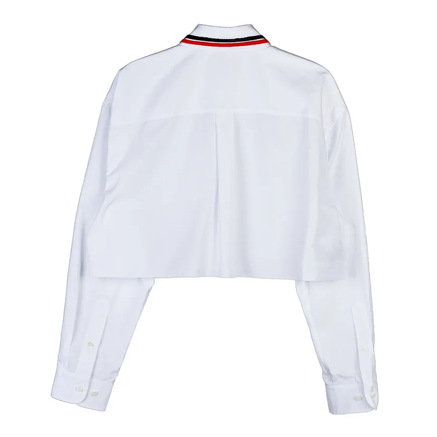 MiuMiu  |Casual Style Street Style Long Sleeves Plain Cotton