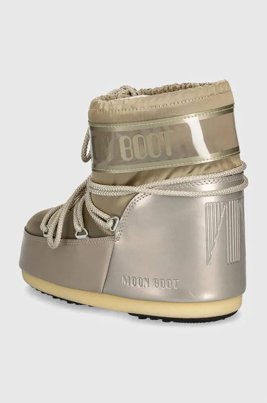 Moon Boot snow boots MB ICON LOW GLANCE gold color 80D1409350 B003