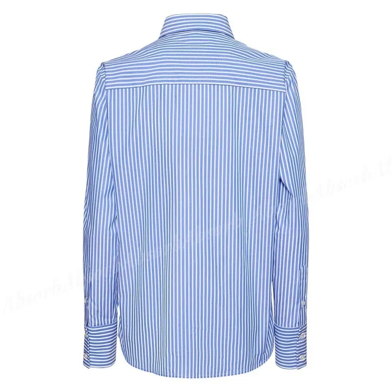 MSGM  |Stripes Casual Style Long Sleeves Cotton Party Style