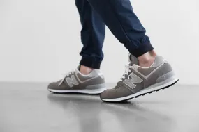 New Balance Mens ML574EGG Lifestyle Sneaker- Gray