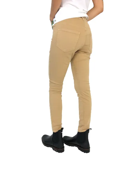 PANTALONE DONNA CAMMELLO SKINNY