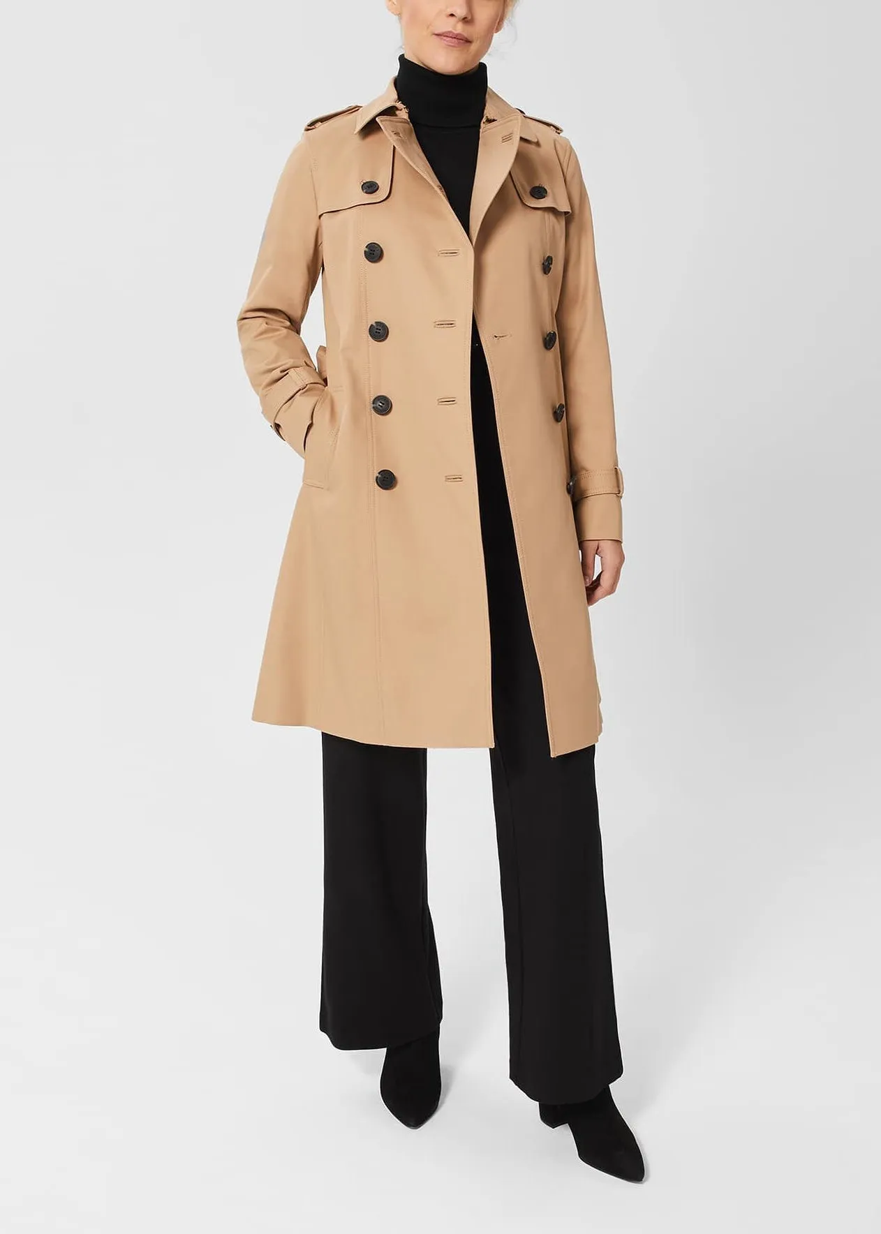 Petite Saskia Trench 0122/3991/9057l04 Tan