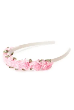 Pink Flower Headband