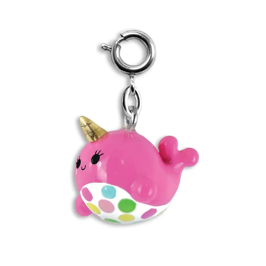 Pink Narwhal Charm