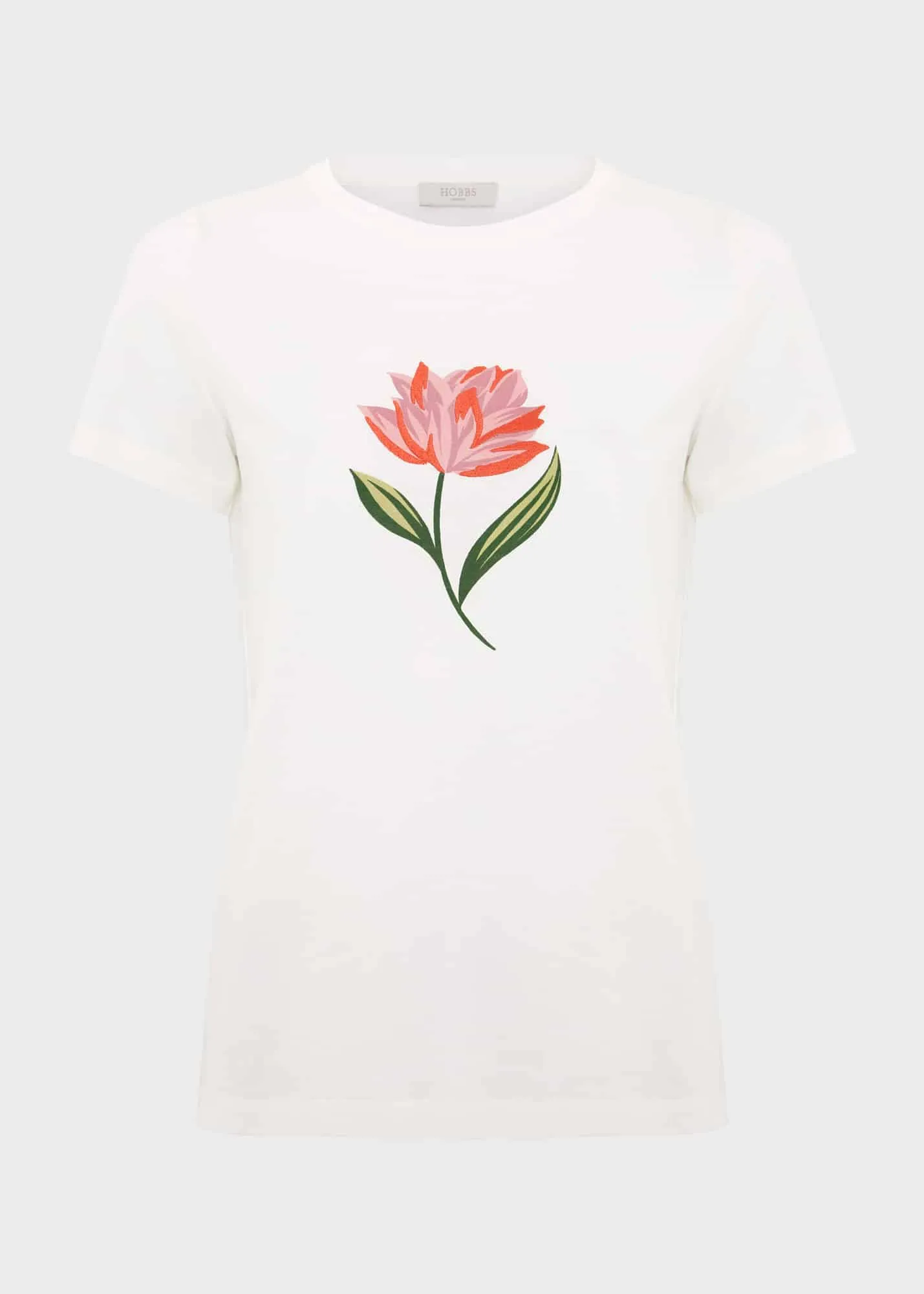 Pixie Printed T-shirt 0224/2023/1144l00 Ivory-Pink