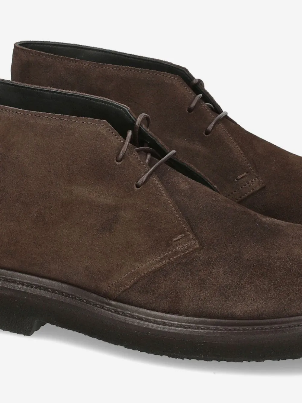 PREMIATA Brown Suede Desert Boots