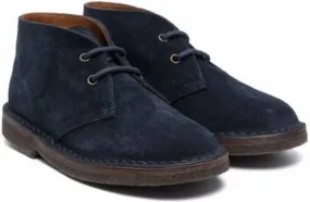 Pèpè lace-up suede desert boots Blue