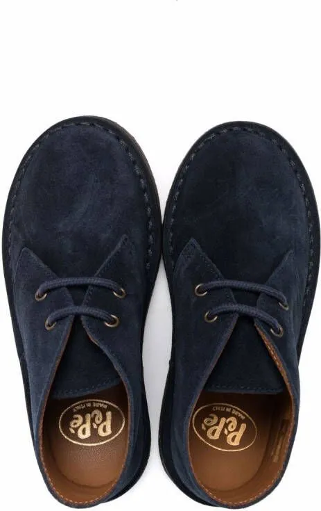 Pèpè lace-up suede desert boots Blue