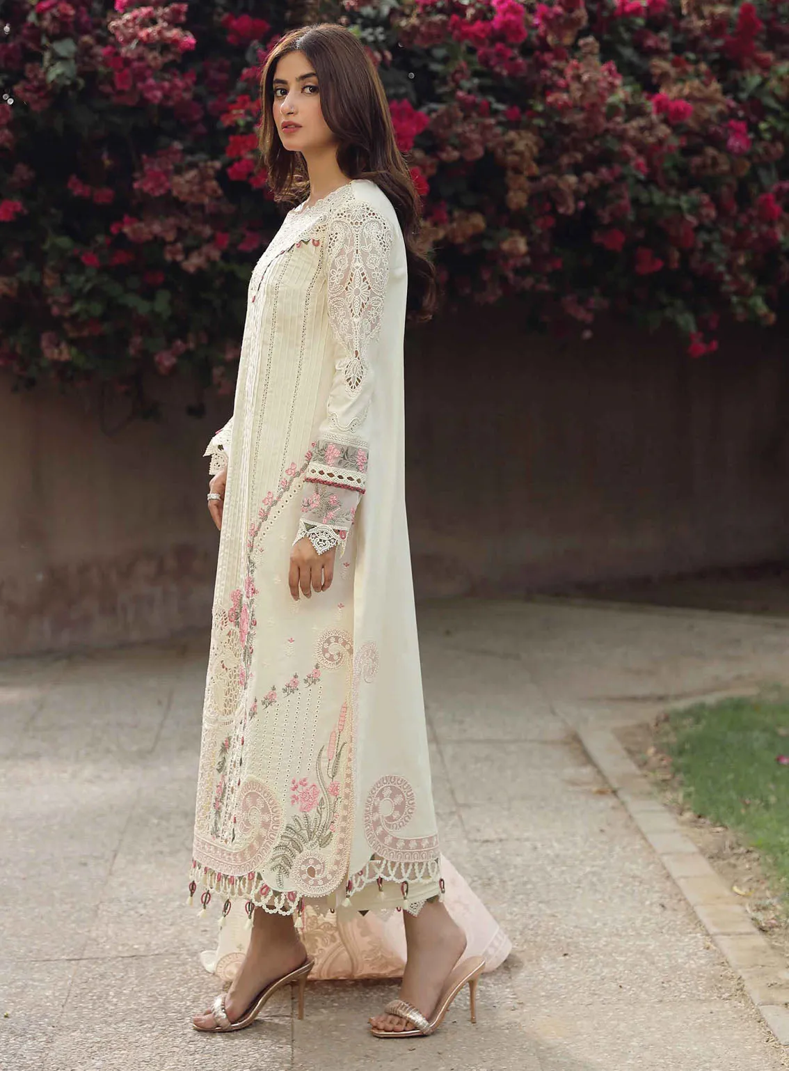 Qalamkar Festive Embroidered Lawn 3 Piece Unstitched Suit QLM24F PS-05 AMAAR