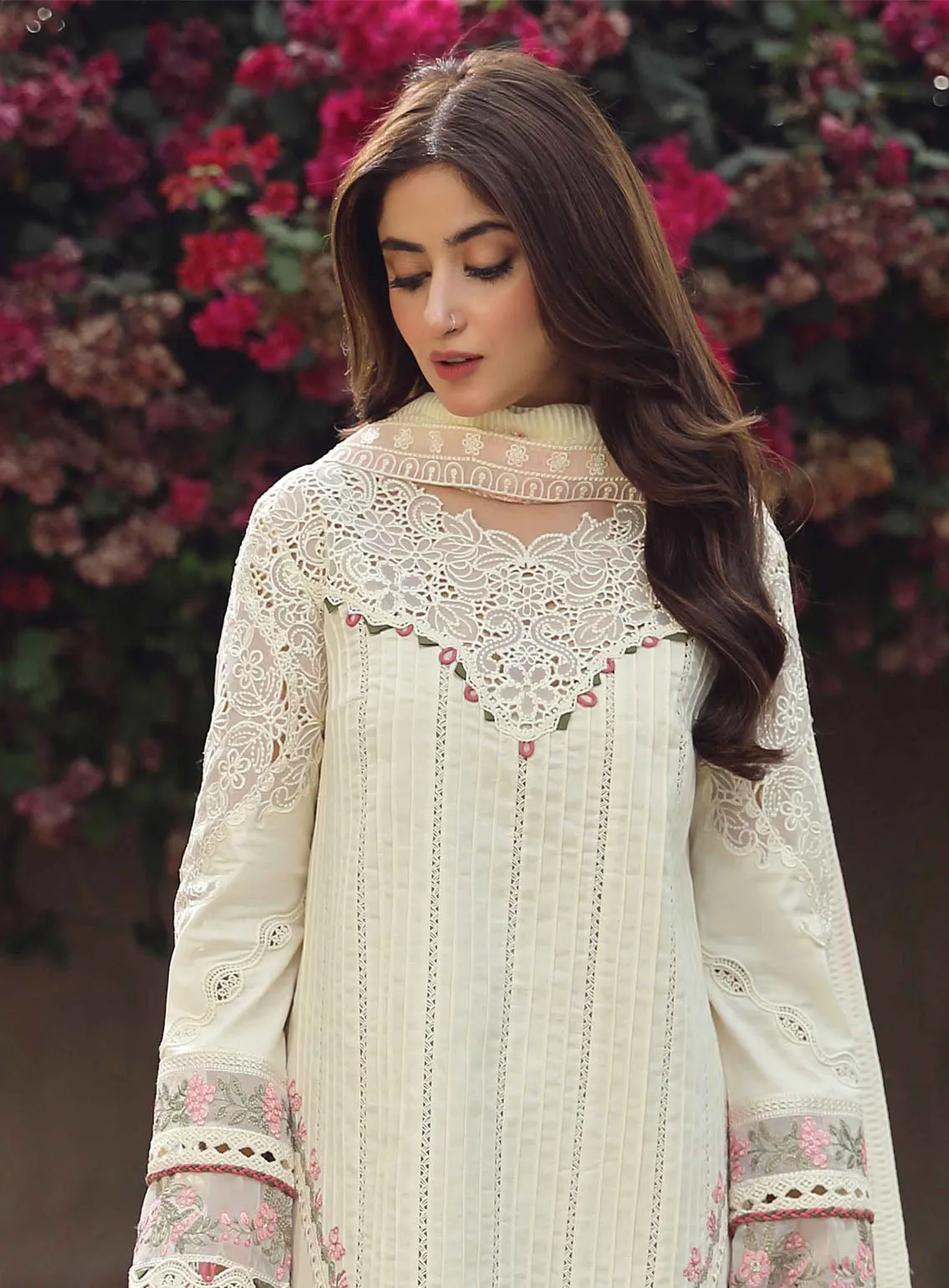 Qalamkar Festive Embroidered Lawn 3 Piece Unstitched Suit QLM24F PS-05 AMAAR