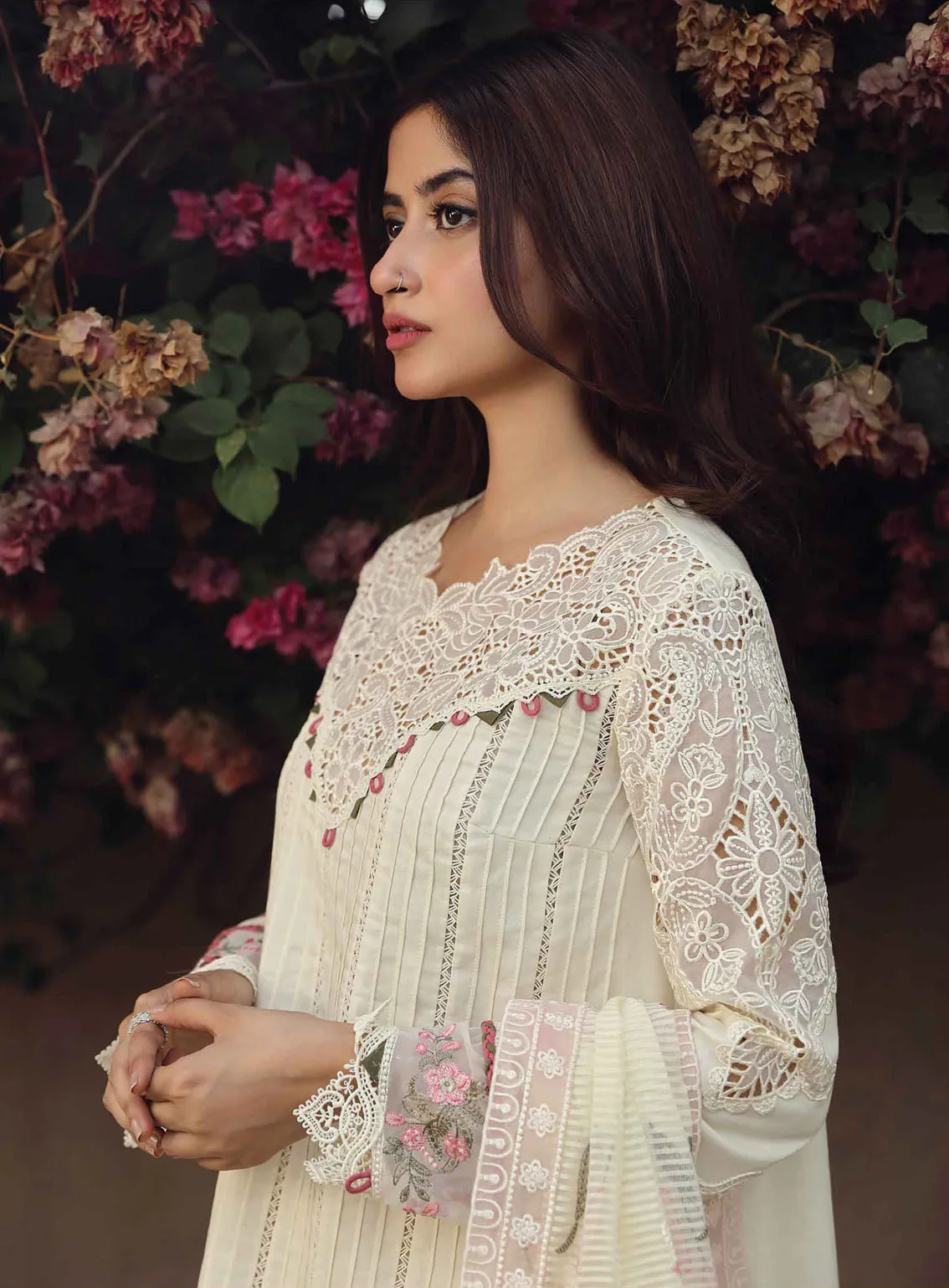 Qalamkar Festive Embroidered Lawn 3 Piece Unstitched Suit QLM24F PS-05 AMAAR