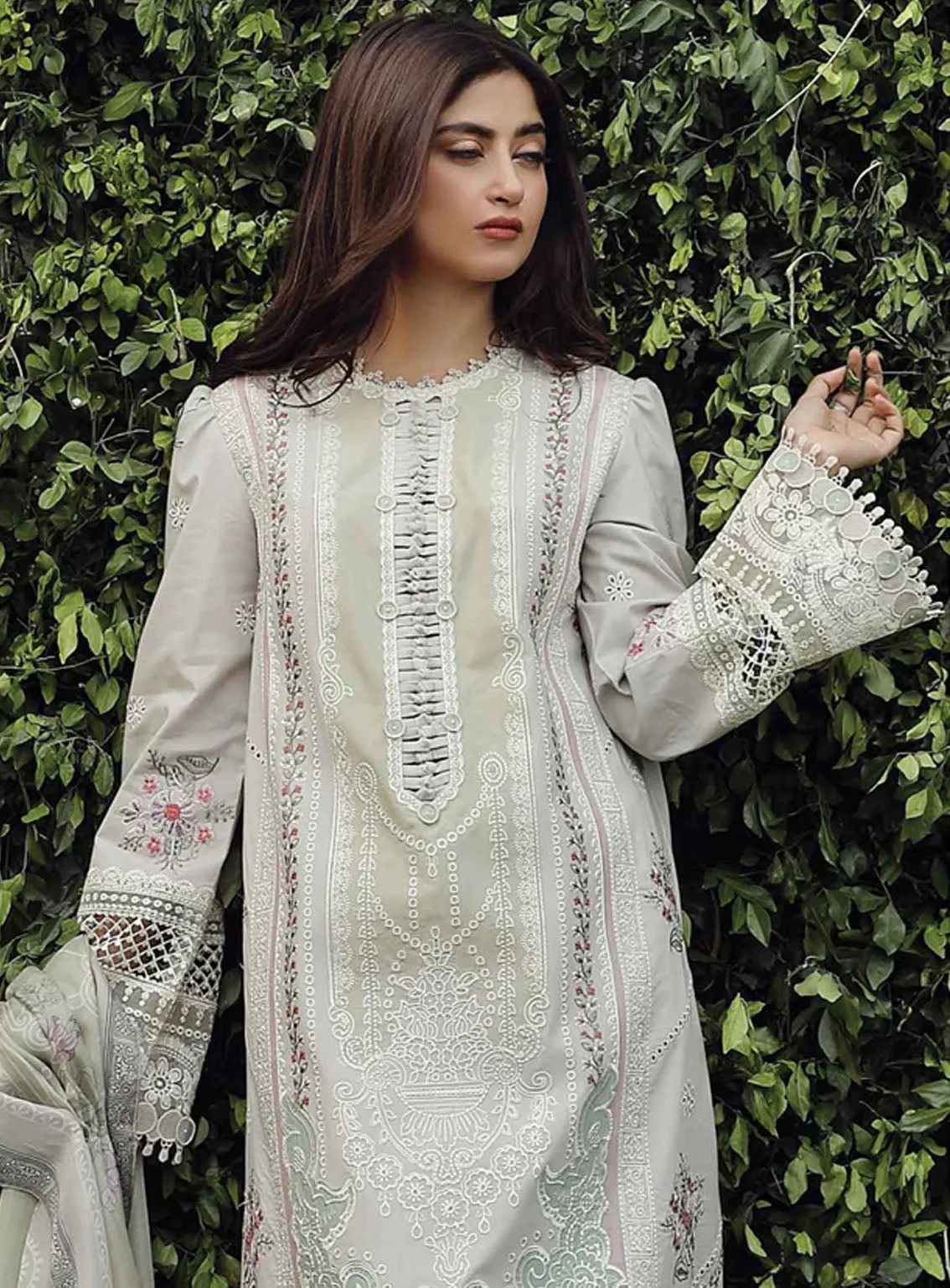 Qalamkar Festive Embroidered Lawn 3 Piece Unstitched Suit QLM24F PS-11 RINNAH