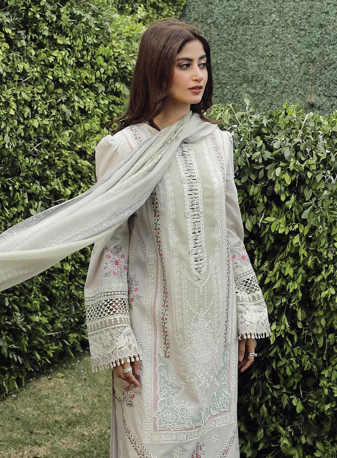 Qalamkar Festive Embroidered Lawn 3 Piece Unstitched Suit QLM24F PS-11 RINNAH