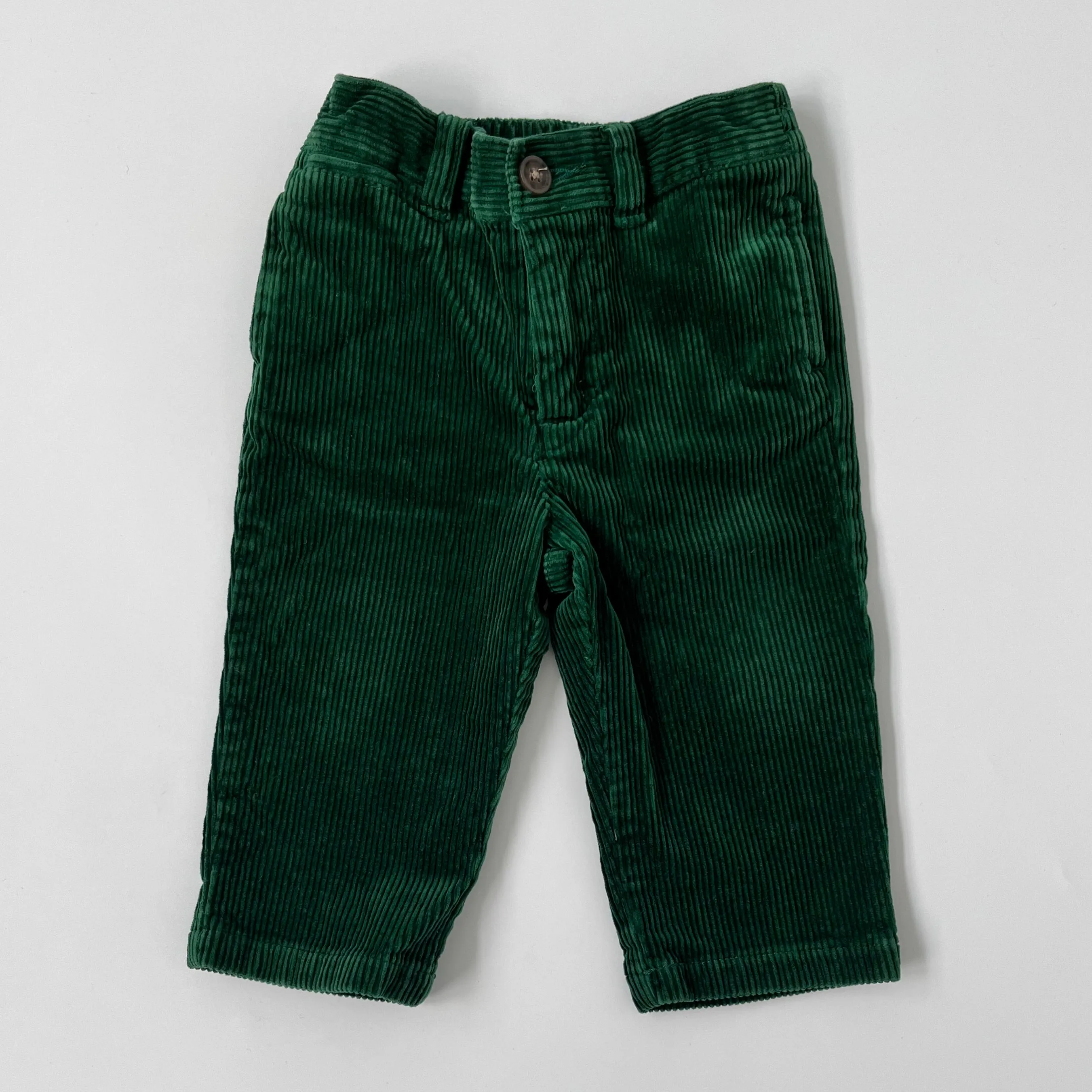 Ralph Lauren Green Cord Trousers: 9 Months