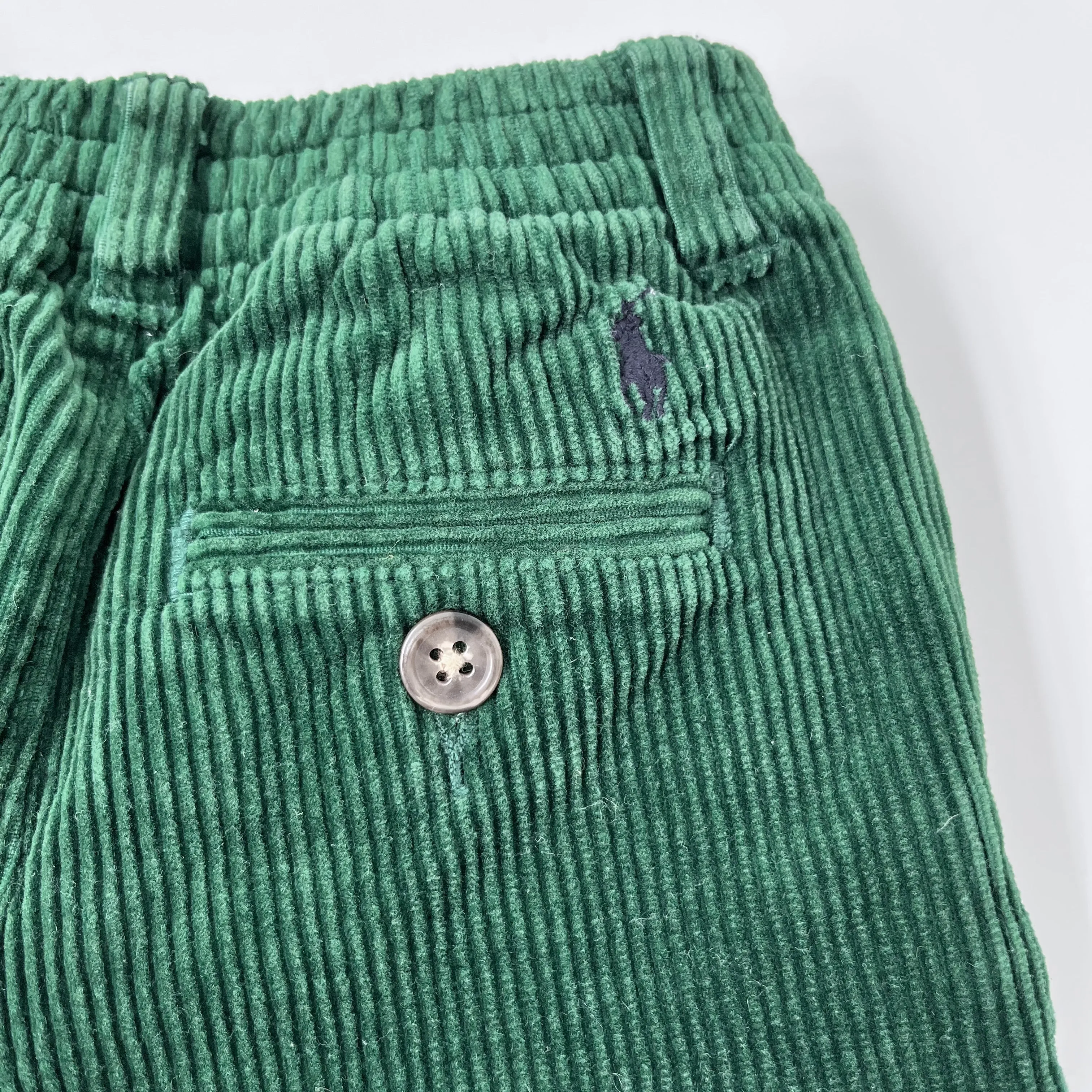 Ralph Lauren Green Cord Trousers: 9 Months