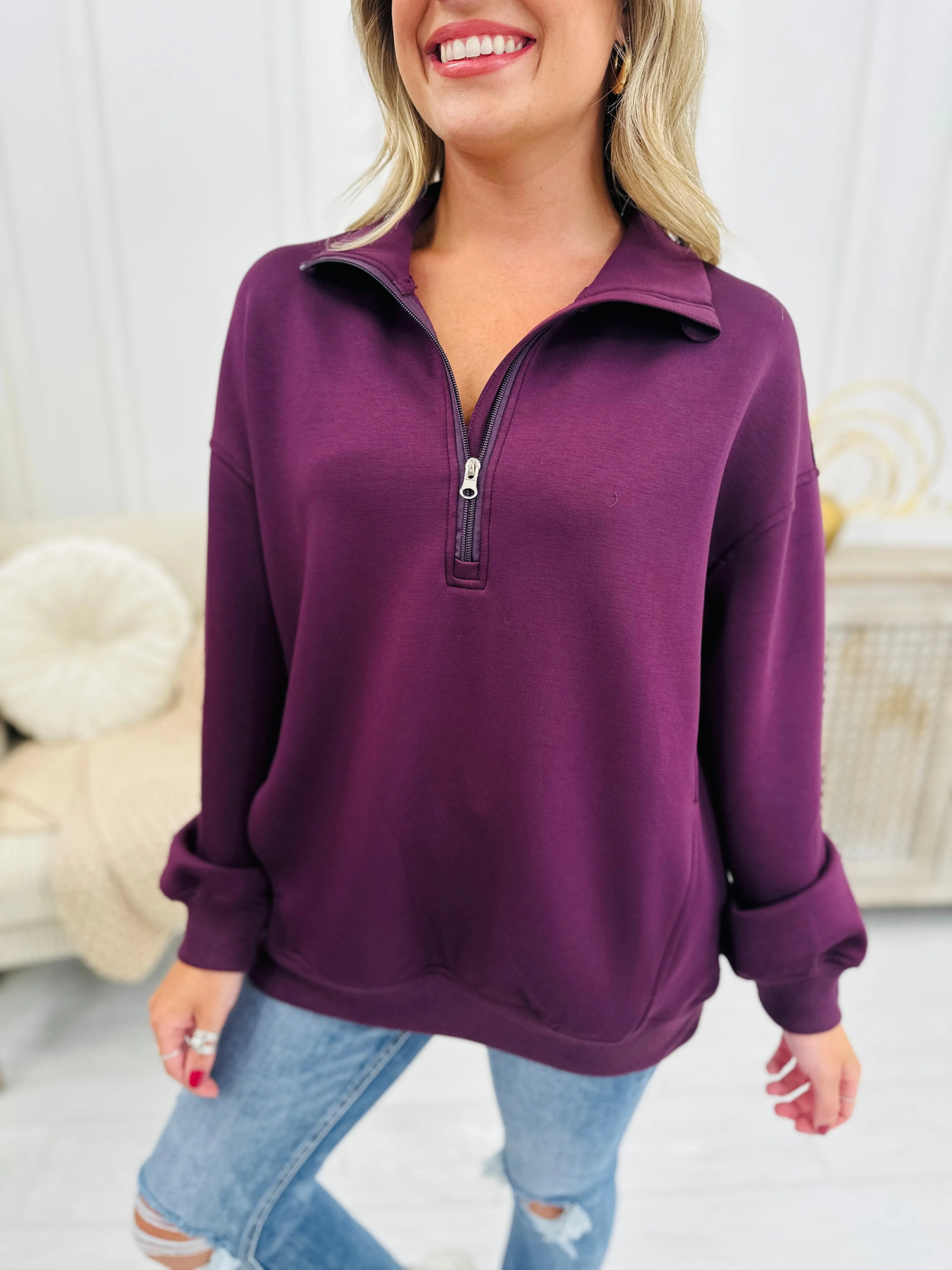 REG/CURVY MOCO Exclusive Super Scuba Pullover In New Colors!