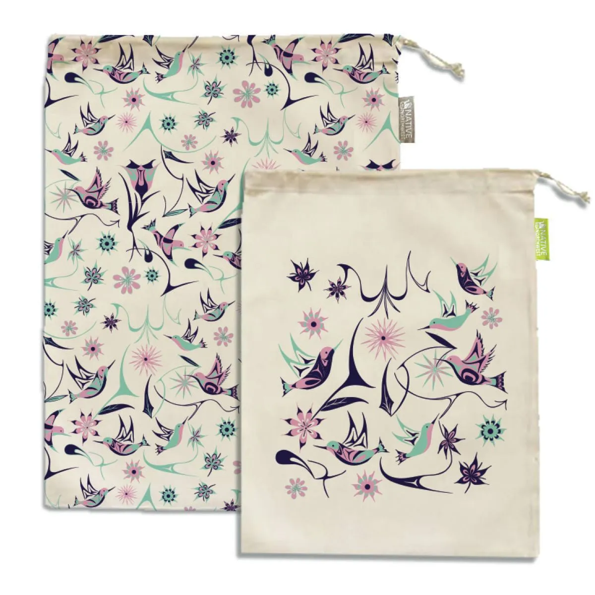 Reusable Produce Bag Set | Hummingbird by Nicole La Rock