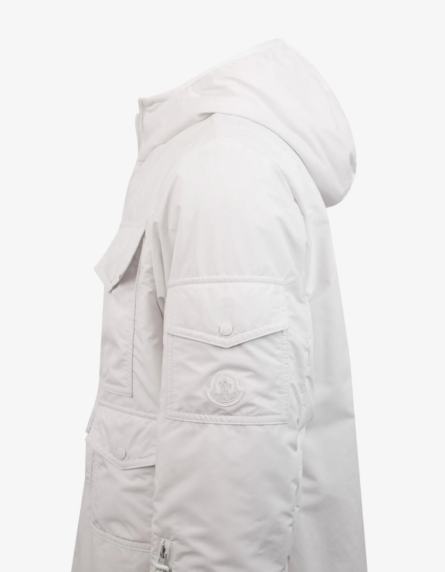 Rila White Nylon Down Jacket