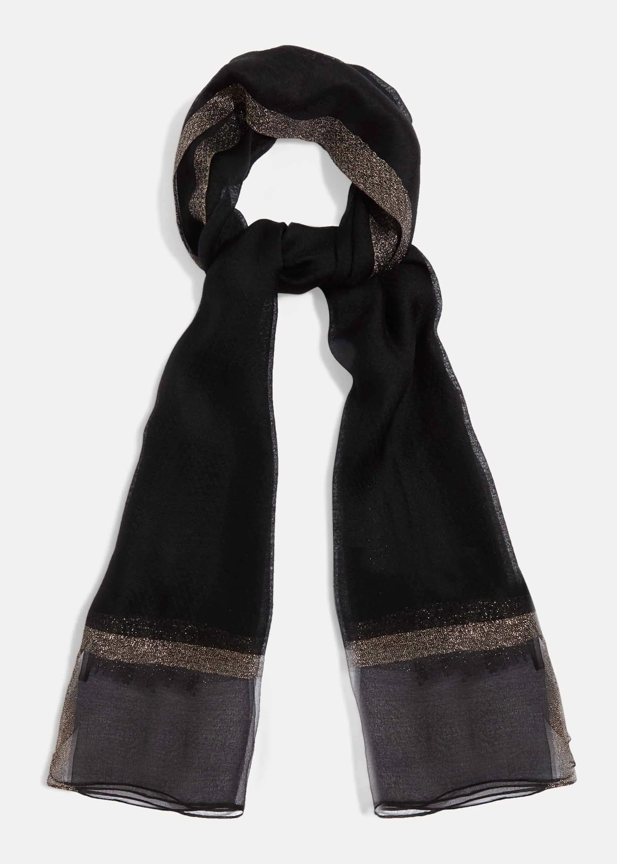 Roxy Sparkle Trim Scarf