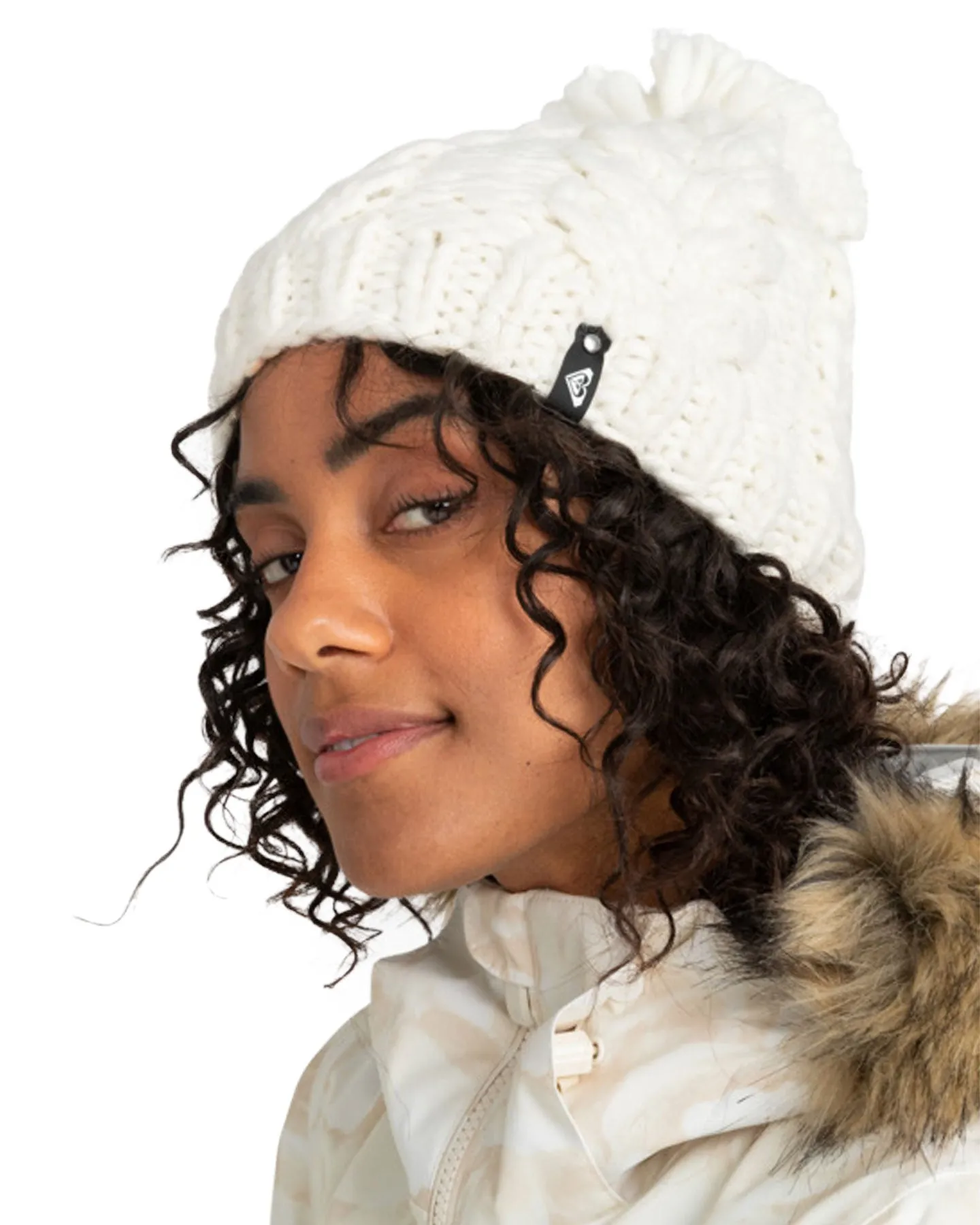 Roxy Women's Winter Beanie - Egret