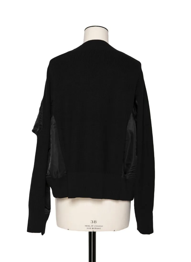 sacai  |Casual Style Nylon Long Sleeves Cotton Elegant Style