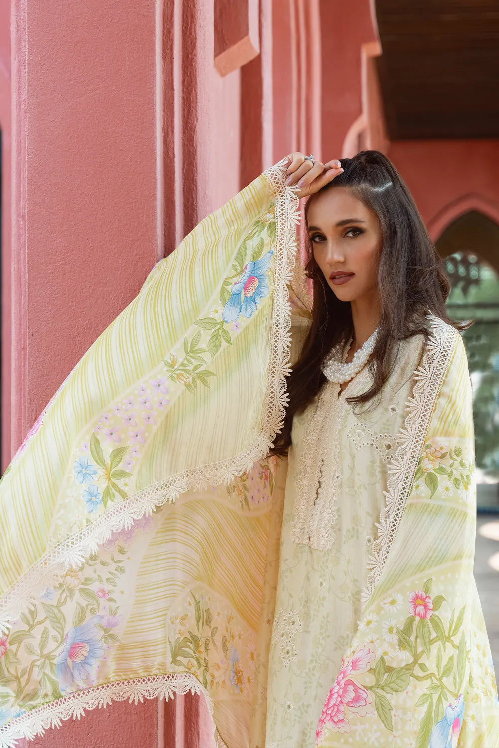 Saira Rizwan Embroidered Lawn Unstitched 3Pc Suit SRLL2-24-05 Kate