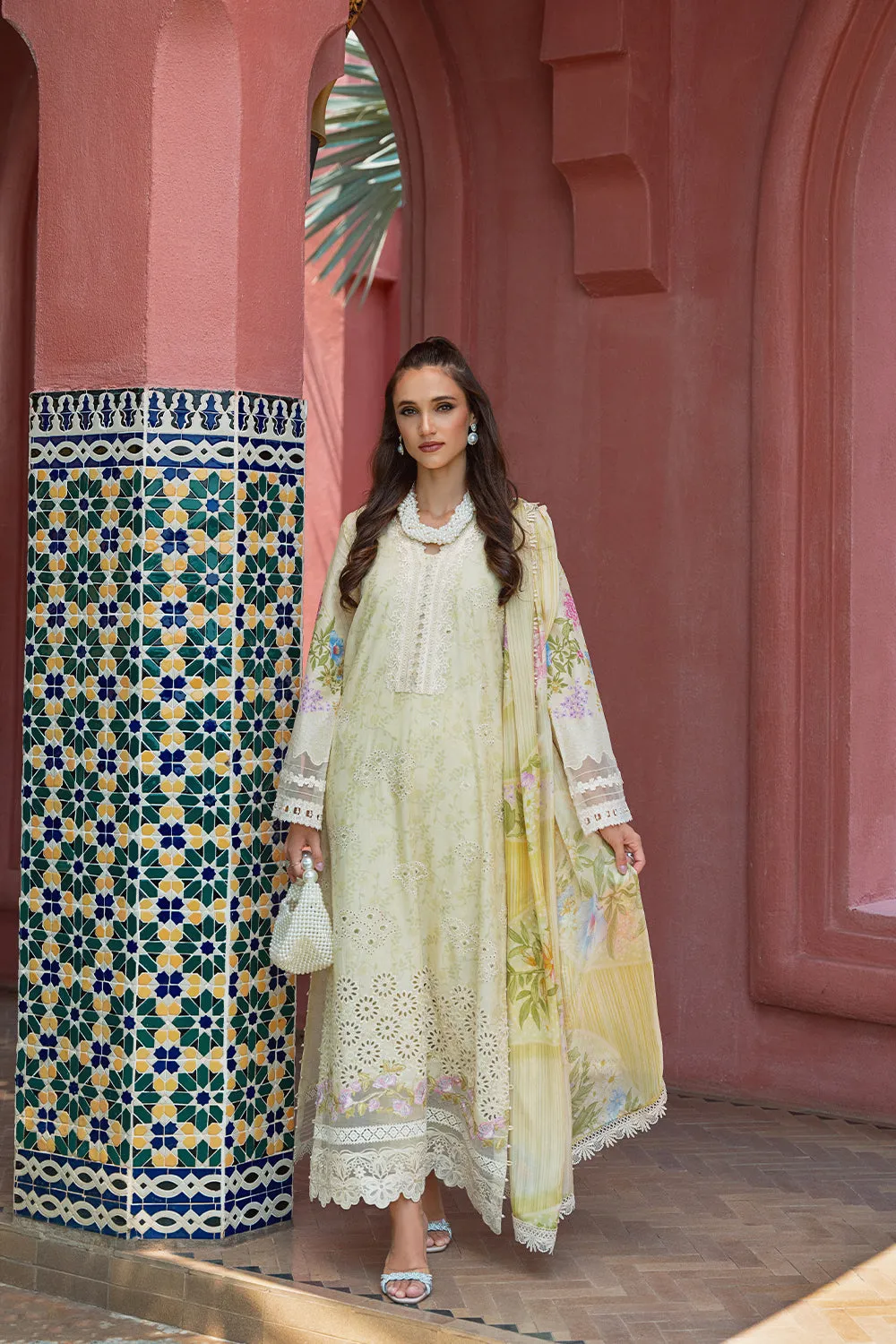 Saira Rizwan Embroidered Lawn Unstitched 3Pc Suit SRLL2-24-05 Kate