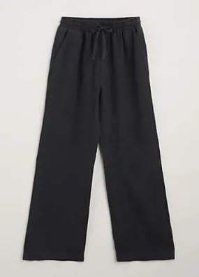 Seasalt Cornwall Black Tide Flow Trousers | Grattan