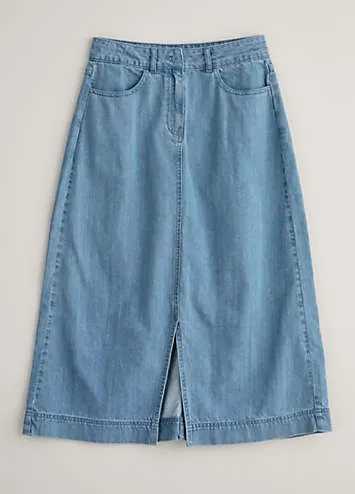 Seasalt Cornwall Blue Bowline Skirt | Grattan