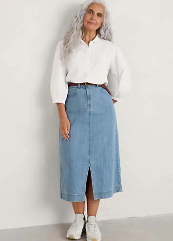 Seasalt Cornwall Blue Bowline Skirt | Grattan