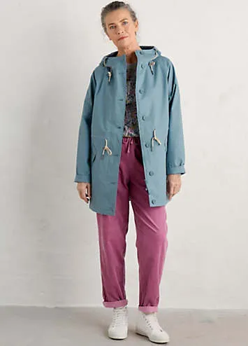 Seasalt Cornwall Blue Fulmar Coat | Grattan