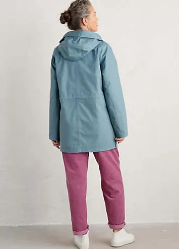 Seasalt Cornwall Blue Fulmar Coat | Grattan