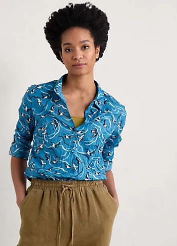 Seasalt Cornwall Blue Larissa Shirt | Grattan