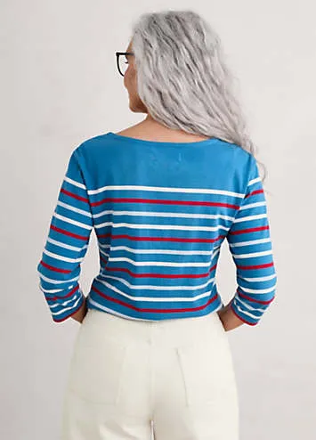 Seasalt Cornwall Blue Sailor Top | Grattan