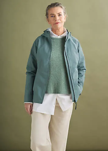 Seasalt Cornwall Blue Waterway Jacket | Grattan