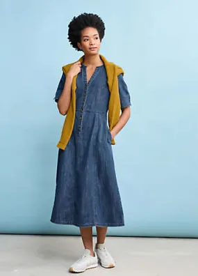 Seasalt Cornwall Blue Wightwick Dress | Grattan