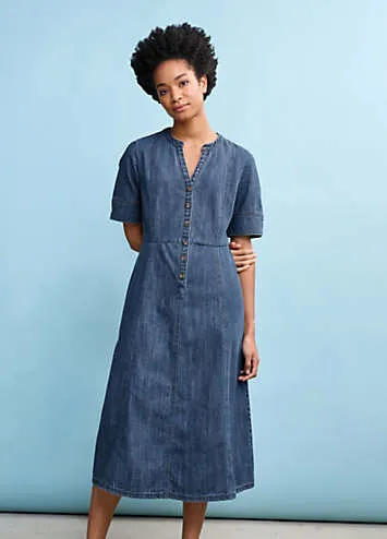 Seasalt Cornwall Blue Wightwick Dress | Grattan