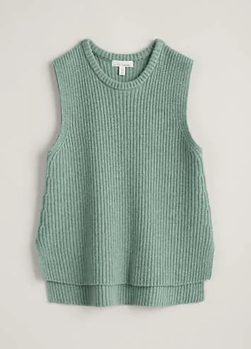 Seasalt Cornwall Green Gull Rising Vest | Grattan