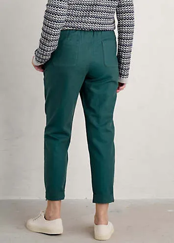 Seasalt Cornwall Green Nanterrow Trousers | Grattan