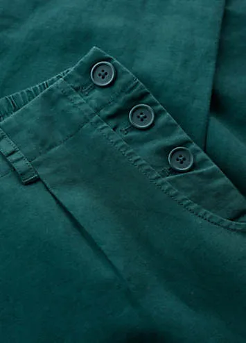 Seasalt Cornwall Green Nanterrow Trousers | Grattan