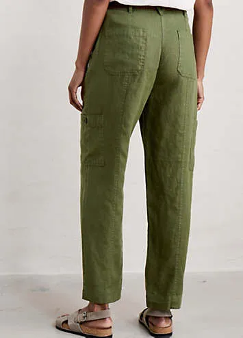 Seasalt Cornwall Green Rock Pipit Trousers | Grattan