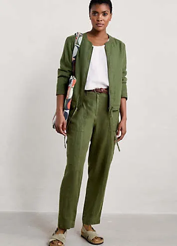 Seasalt Cornwall Green Rock Pipit Trousers | Grattan