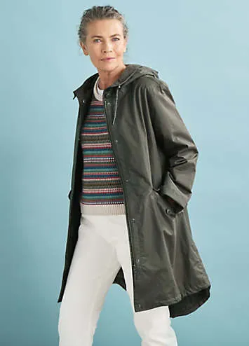 Seasalt Cornwall Green Seafaring Coat | Grattan