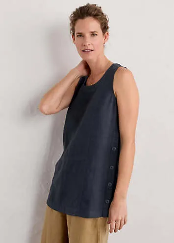 Seasalt Cornwall Navy Foredune Vest Top | Grattan